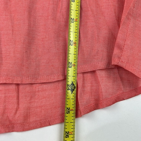 grand & greene coral button down blouse - Picture 4 of 10